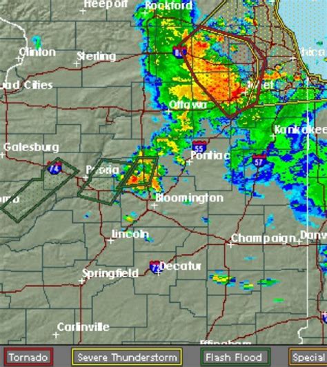 National Weather Service Tornado Warning For Dupage County Wheaton