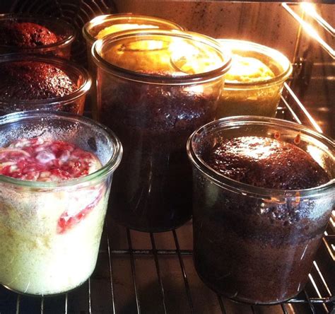 Schokoladenkuchen im Glas einkochen einwecken