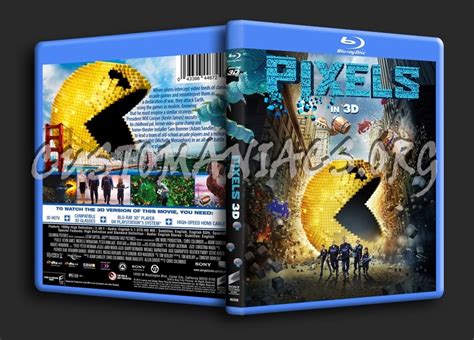 Pixels 3d Blu Ray Cover Dvd Covers And Labels By Customaniacs Id