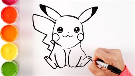 Pikachu Drawing For Kids Clashing Pride