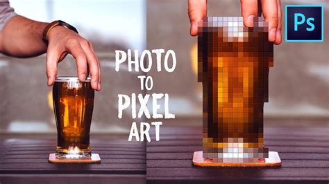 How To Make Pixel Art From Photos Photoshop Tutorial Youtube