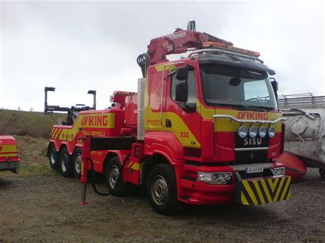 sisu tow viking heavy duty trucks heavy truck lorry wrecker tow truck classic trucks