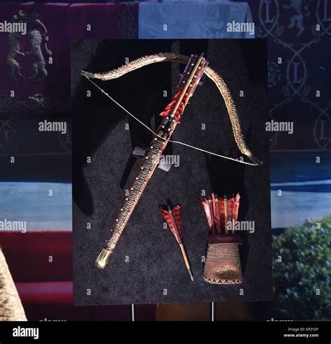 Berlin Germany 12th May 2015 Tyrion Lannisters Crossbow A Prop