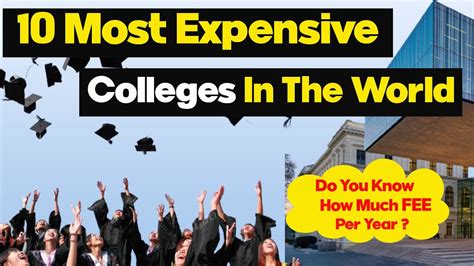 Top 10 Most Expensive Colleges In The World Youtube
