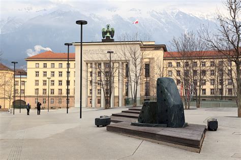 Liberation Monument At Landhausplatz In Innsbruck Austria Stock Photo