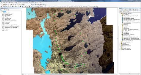4 Screenshot Of The Arcgis Software Displaying The Basemap Image