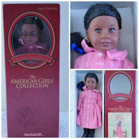 american girl addy walker beforever doll in full meet with book and box new ebay