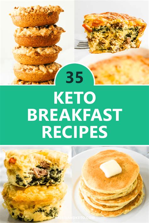 35 Easy Keto Breakfast Ideas Sweet And Savory Recipes Green And Keto