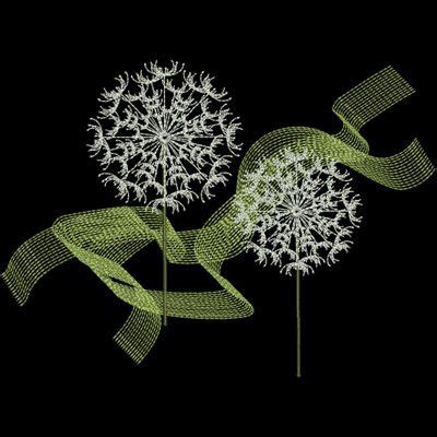 Dandelions For Summer Kreations By Kara Machine Embroidery Designs
