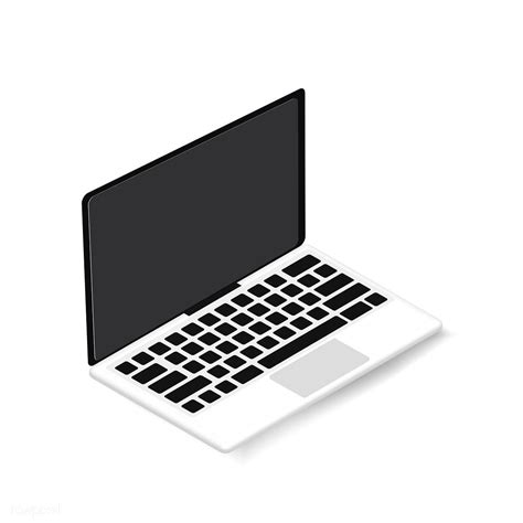 Vector Icon Of Computer Laptop Icon Free Image By