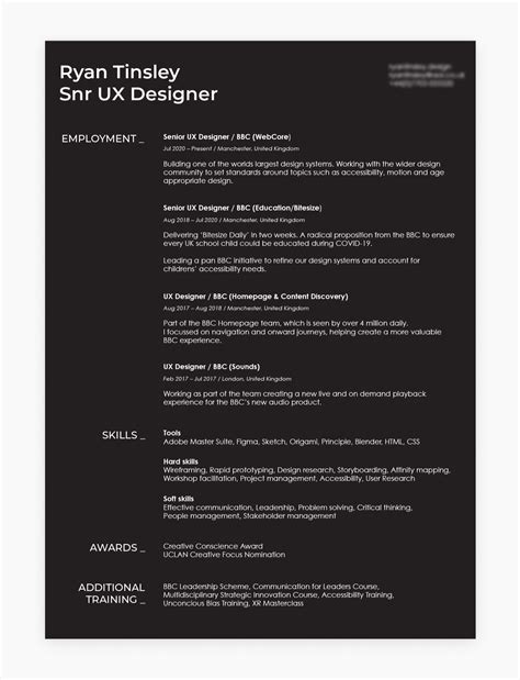 Ux Designer Resumes Hiring Managers Will Love Uxfolio Blog