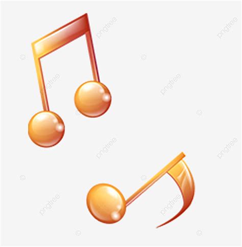 Two Music Symbols Two Music Symbol Png Transparent Clipart Image And