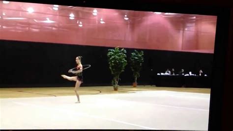 Elena Rhythmic Gymnastics Hoop Routine Youtube