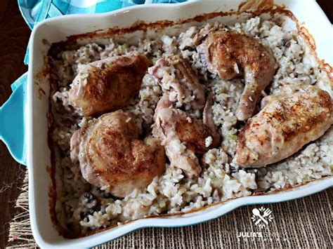 Simple, healthy and flavor packed chicken, rice, bell pepper, onion and black beans all cooked in foil packets. Baked Chicken and Rice Recipe - Julias Simply Southern