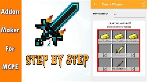 Tutorial How To Make Addon Maker Minecraft Pocket Edition Install