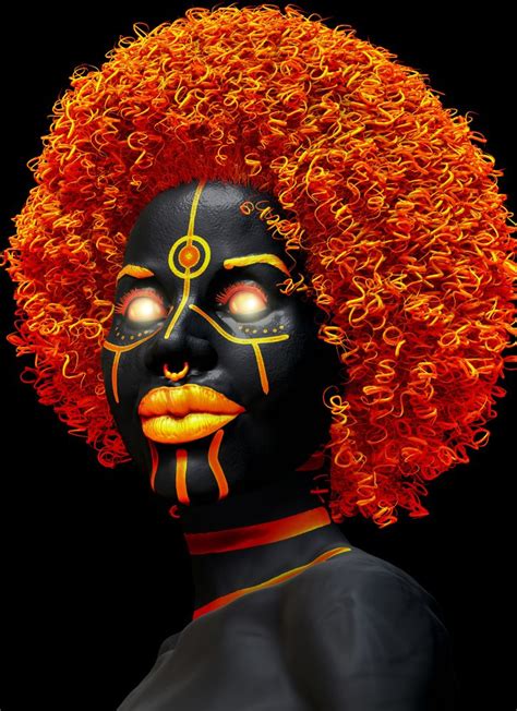 Afro Goddess Art Print By Muketeinc X Small Afrofuturism Art Afro