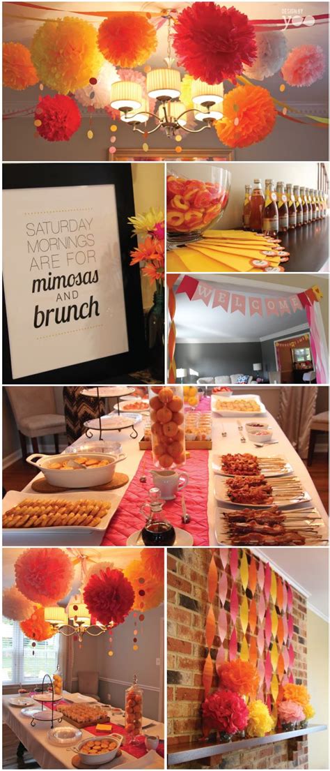4.5 out of 5 stars. Brunch with the bride: a pink, orange and yellow brunch ...