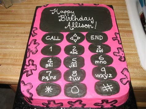 Cell Phone Cake 13 Birthday Cake Cake Adult Birthday Cakes