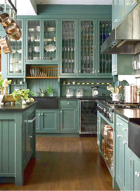 The color you ultimately choose for your kitchen cabinets should harmonize with existing hues in the room, she advises. what color kitchen cabinets go with black countertops ...