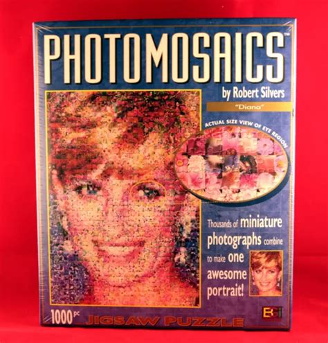 Princess Diana Of Wales Photomosaics Jigsaw Puzzle Pcs New Sealed