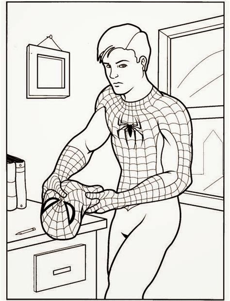 Coloriage Spiderman En Ligne A Imprimer  Coloriage en Ligne
