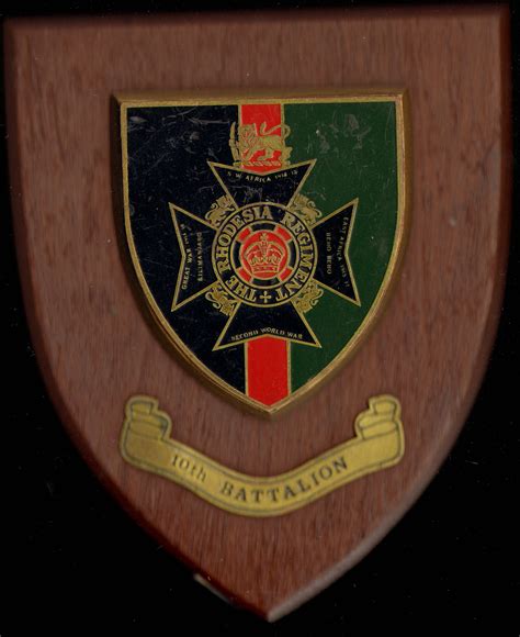 Rhodesian Security Forces Rhodesian Regiment And Rhodesian Light