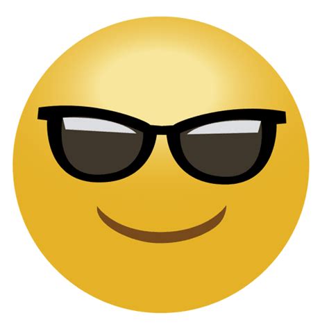 Cool Emoji Emoticon Transparent Png And Svg Vector File