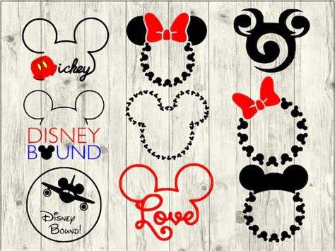 Disney Svg Bundle Mickey Mouse Svg Bundle Disney Cut File Etsy