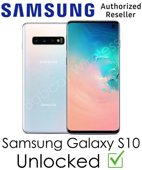Samsung Galaxy S10 128gb Prism White Factory Unlocked Good