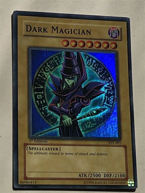 Dark Magician 1st Edition Ultra Rare Sye 001 Near Mint Ebay