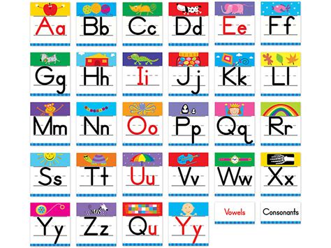 Alphabet Card Bulletin Board Set At Lakeshore Learning