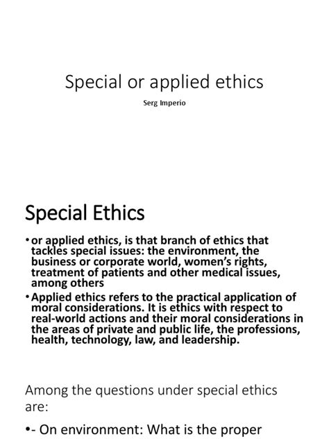 Ethics 03 Reboot Special Ethics Environment Pdf Animal Rights