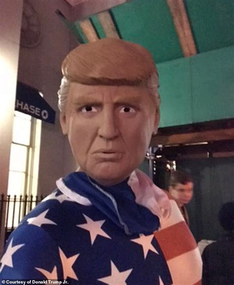 Pictured Donald Trump Jrs 2017 Halloween Costume Superhero