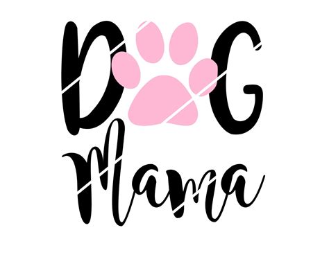 Dog Mama Svg Digitanza Svg Dog Mama Silhouette Design Studio