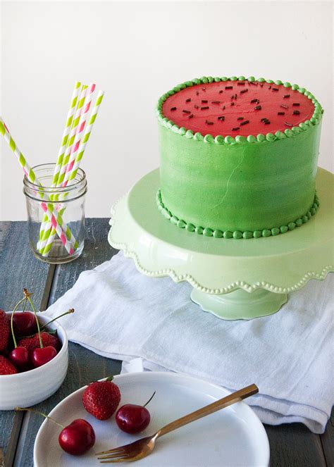 How To Make A Watermelon Cake — Style Sweet