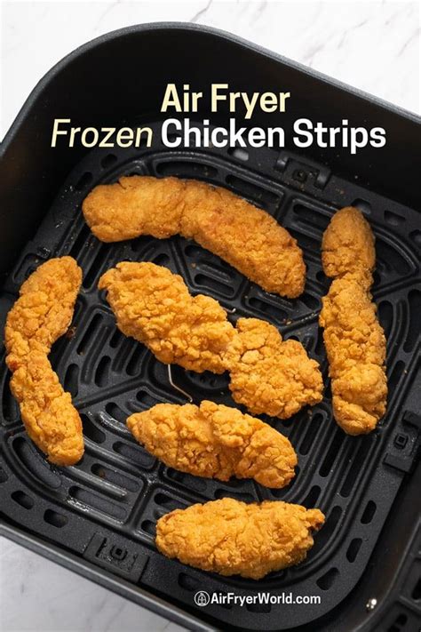 Most air fryer chicken strip recipes call for bread crumbs, but we used ritz. Air Fried Frozen Chicken Strips Breaded CRISPY & EASY ...
