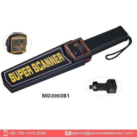 Ultra High Sensitivity Non Magnetic Hand Held Metal Detector Security