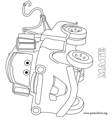 Free tow mater coloring page lego and lightning. Free Printable Coloring Pages Preschoolers of cars, trucks ...