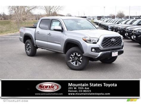 2020 Silver Sky Metallic Toyota Tacoma Trd Off Road Double Cab 4x4