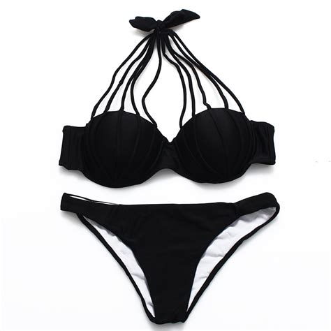 Buy Ddandmm Sexy Bikini Set Women Beach Solid Plus Size Swimwear Summer Bathing