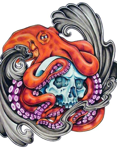Octopusbyzombilly Octopus Tattoos Octopus Art Octopus Tattoo Design