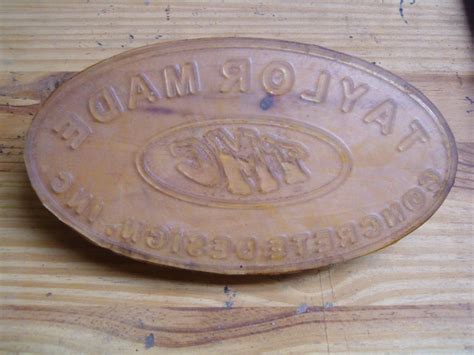 Concrete Logo Stamps