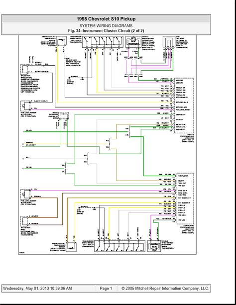S10 wiring in a nutshell detailed. Chevy S10 S10 Wiring Diagram Pdf