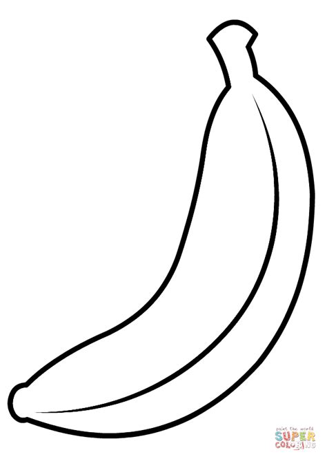 How to draw a banana drawing pencil. Banana coloring page | Free Printable Coloring Pages