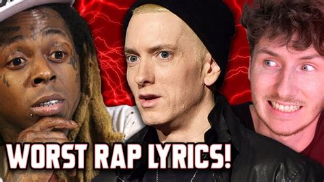 Worst Rap Lyrics Ever Youtube