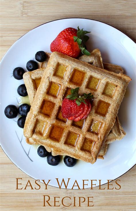 (for a standard waffle iron, pour a generous 1/2 cup of batter into center, spreading to within 1/2 inch of edges, and close; The Sweetest Journey — Easy Waffles Recipe | How to Make ...