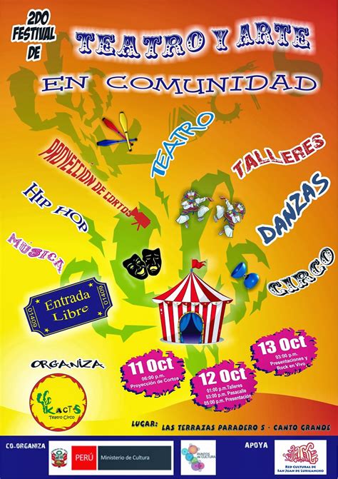 Kactus Teatro Circo Festival De Teatro Y Arte En Comunidad