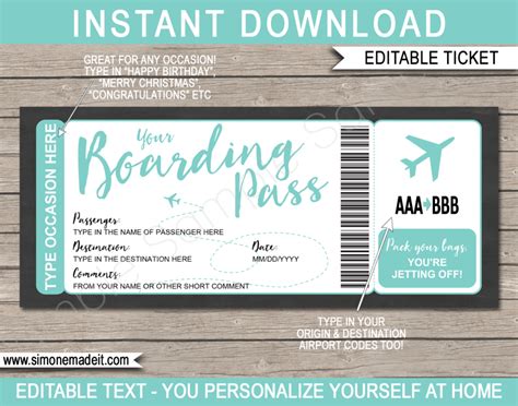 Any Occasion Boarding Pass Colors Einladungen Merry Christmas