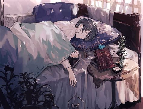 X Px P Free Download Sleeping Shoujo Books Anime Boy Anime Sleep Hd Wallpaper