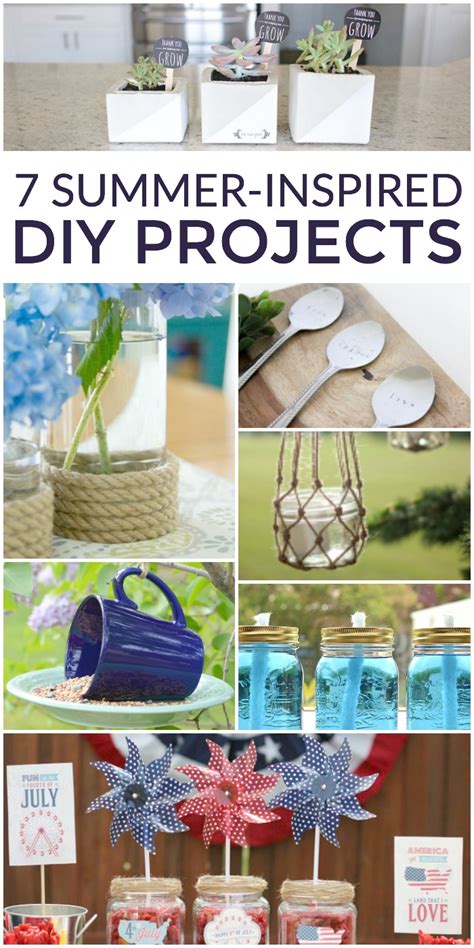 Summer Inspired Diy Projects Place Of My Taste